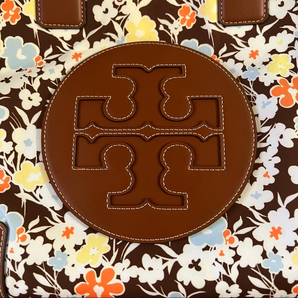Tory Burch Ella Tote Mini “Lucky Meadow” - Picture 5 of 7